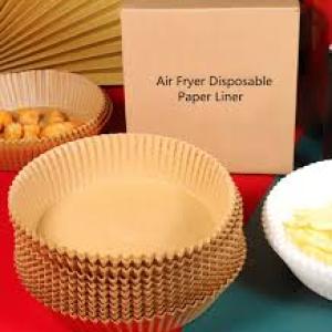 50Pcs Air Fryer Disposable Paper Liners Round