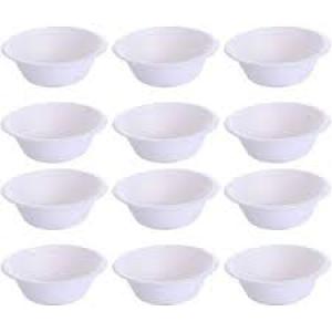 50pcs Small Size Disposable Plates-For Small Chops Or Asun