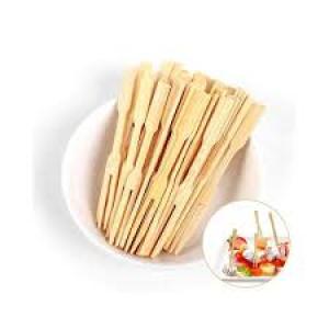 50pcs X 1 Pack Multi Purpose Wooden Pick Fruits Forks