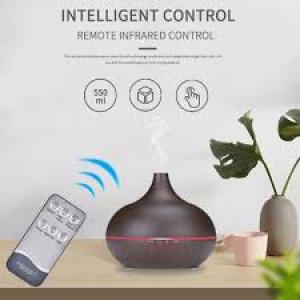 550mL Aroma Oil Diffuser AirMist Humidifier 7 Colorful Light