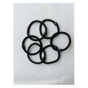 6pcs Elastic Rubber Hair Ties Band Rope Heart Bowknot Ring