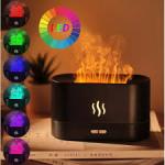 7 Led Creative Emulation Flame Effect Humidifier Diffuser