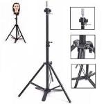 Adjustable Wig, Mannequin, Hairdressing Display Tripod Stand