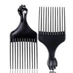 Afro Comb Curly Hair Brush Salon Hairdressing Styling Long