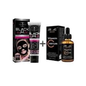 Aichun Beauty Black Facial Mask + Vitamin C Serum