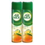 Airwick Aerosol Sparkling Citrus Air Freshener 300ml X2