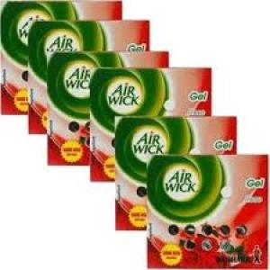 Airwick Air Freshener Drummer Gel (Rose) - Pack Of 6