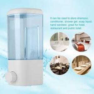 Bathroom Hotel Wall Plastic Liquid Soap Manual Dispenser