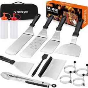 Blackstone Griddle 14Pc Flat Top Grill , with Spatulas&