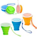 Collapsible Mug Folding  Silicone Juice Beverage Water Cup