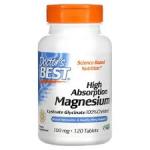 Doctor's Best High Absorption Magnesium Glycinate 100mg (120 Capsules)