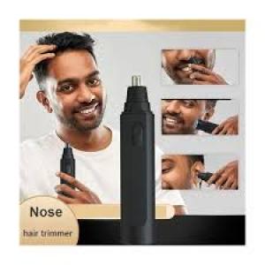 Electric nose hair trimmer for men and women