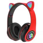 Flash Light Cute Cat Ear Headphones Wireless