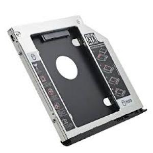 For EliteBook 2530p 2540p Aluminum 2nd HDD Caddy 9.5mm SATA TO SATA 3.0 2.5" SSD Up To 2TB Hard