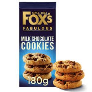 Fox'S Chunkie Cookies Milk Chocolate Biscuit (2 Packs), 180g