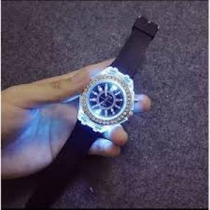 Geneva NEW STYLISH TEEN WRISTWATCH WITH LED LIGHT— CLASSIC