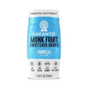 Lakanto Liquid Monk Fruit Extract Drops Zero Calorie,Zero Sugar 52ml