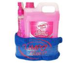 Limpo Clean Glass Cleaner  4L (Pink) + 500ml Free+ Branded Free Face Towel