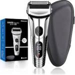 Popup Beard Trimmer, Rechargeable Electric Razor For Men