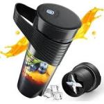 Portable Blender For Shakes Smoothies Rechargeable Black