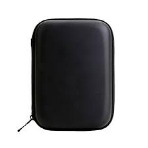 Protective Case Mini Storage Cover Zipper Bag 2.5-Black