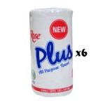 Rose Plus Kitchen Towel- 6Rolls