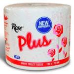 Rose White Toilet Tissue - Pack Of 24 Rolls