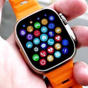 SmartWatch Series8 Use For Calls/Messages 2PCS Black/Orange