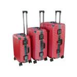 SQ Professional Vacanze Hardshell Suitcase Set 3pc (Red)