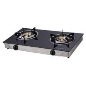 Table Top Gas Cooker With Glass Top And 2 Burner