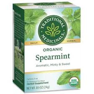 TRADITIONAL MEDICINAL TRADITIONAL  MEDICINAL  ORGANIC SPEARMINT TEA  -- 16 Tea Bags