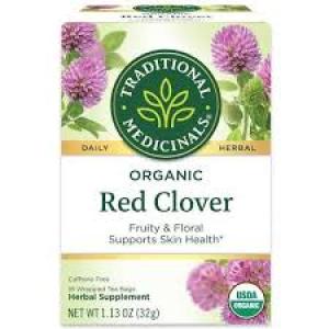 Traditional Medicinals Organic Red Clover Tea, 16 Tea Bags