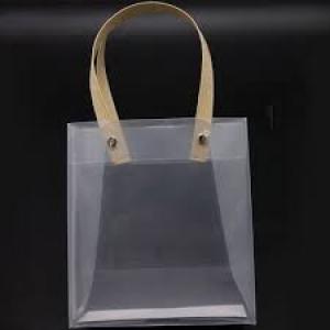 Transparent Frosted Pp Bags Plastic Bags With Hand