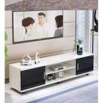 TV Stand-TV Shelf With DVD/Decoder Shelf + RGB LED Lights