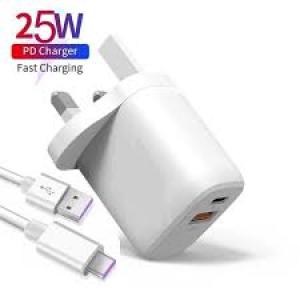 Type Z Shplus Type C Charger 25W  2in1 Micro USB Fast Typec PD Charger