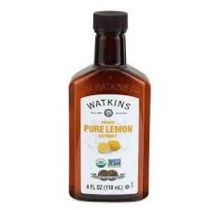 Watkins Organic Pure Lemon Extract, 4oz 118ml