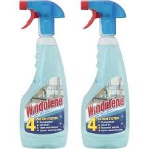 Windolene Glass & Shiny Surfaces Spackle Cleaner 750ml -2 Pieces