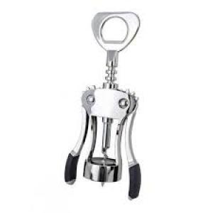 Wine Cork Opener Silver