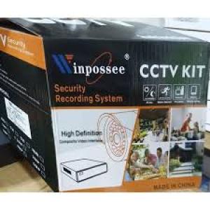 Winpossee CCTV Camera & 4 Channels DVR 1080p + 2 Indoor + 2 Outdoor