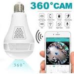 Wireless Ip Cctv Bulb Camera Wi-Fi Cctv Camera