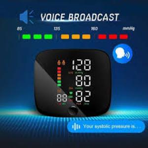 Wrist Blood Pressure Monitor With Voice