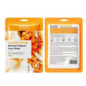 Zozu 4-in-1 Skin Repair, Soothing & Brightening Sheet Mask ( Seabuckthorn , Passion Fruit Sheet Mask)